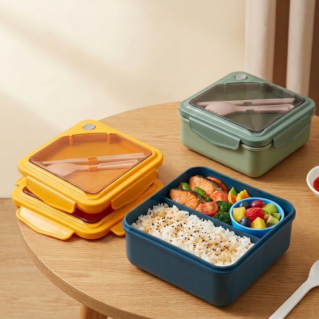 Meal Prep Or Prep Meal - Conjunto de Marmitas Plásticas para Micro-ondas