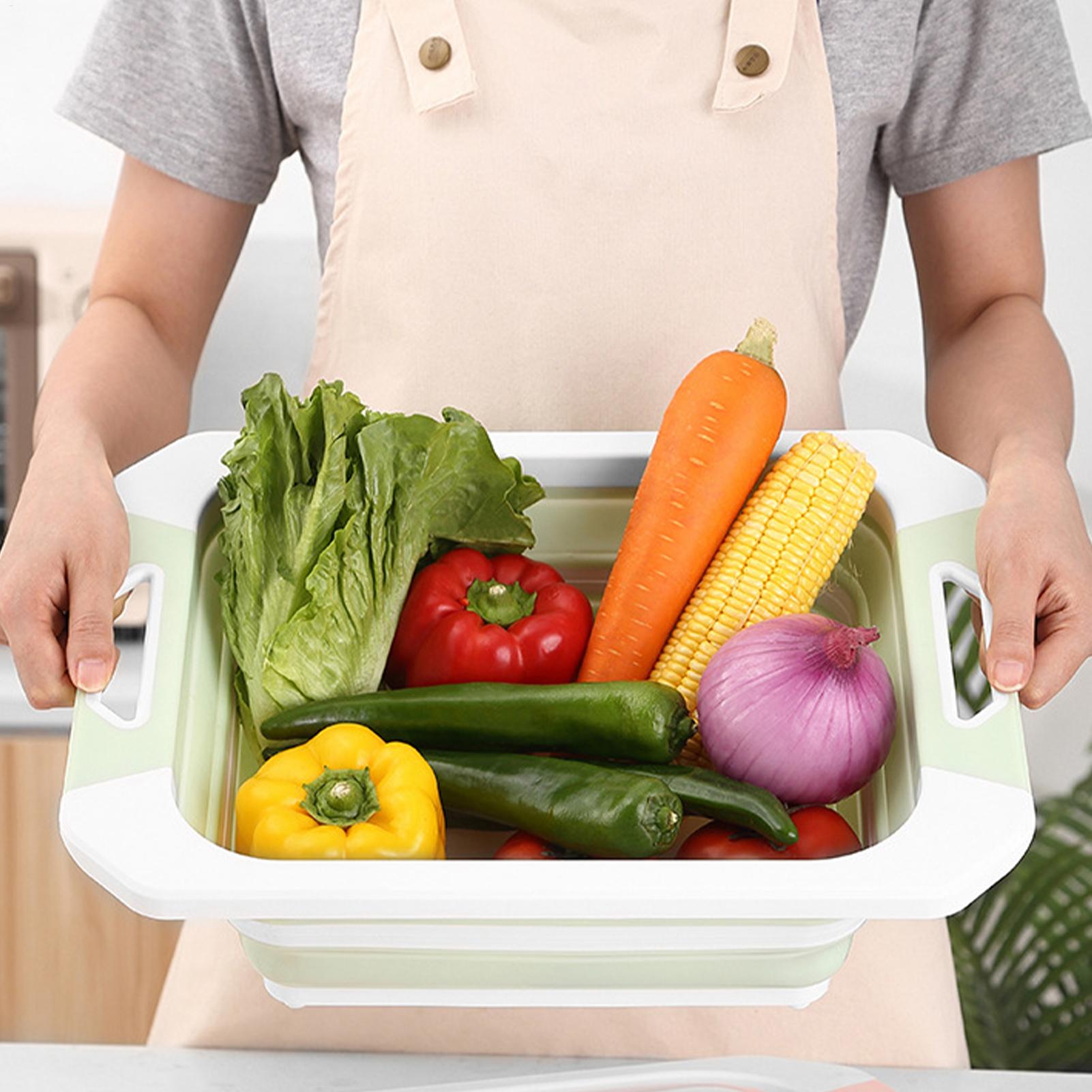 Meal Prep Cutting - Tábua de corte dobrável multiuso, preparação