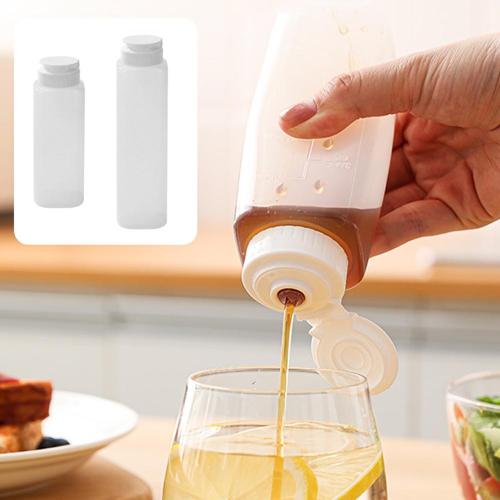 Sauce Squeeze Bottle - Visual-Scale Condiment Squeeze Garrafa, Salad Oil
