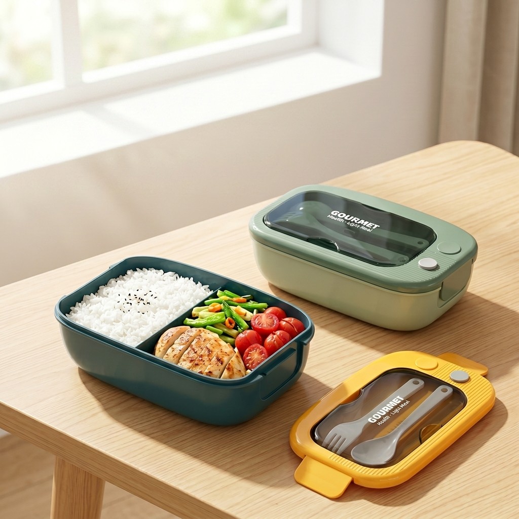 Meal Prep Or Prep Meal - Marmita Plástica para Micro-ondas com 2