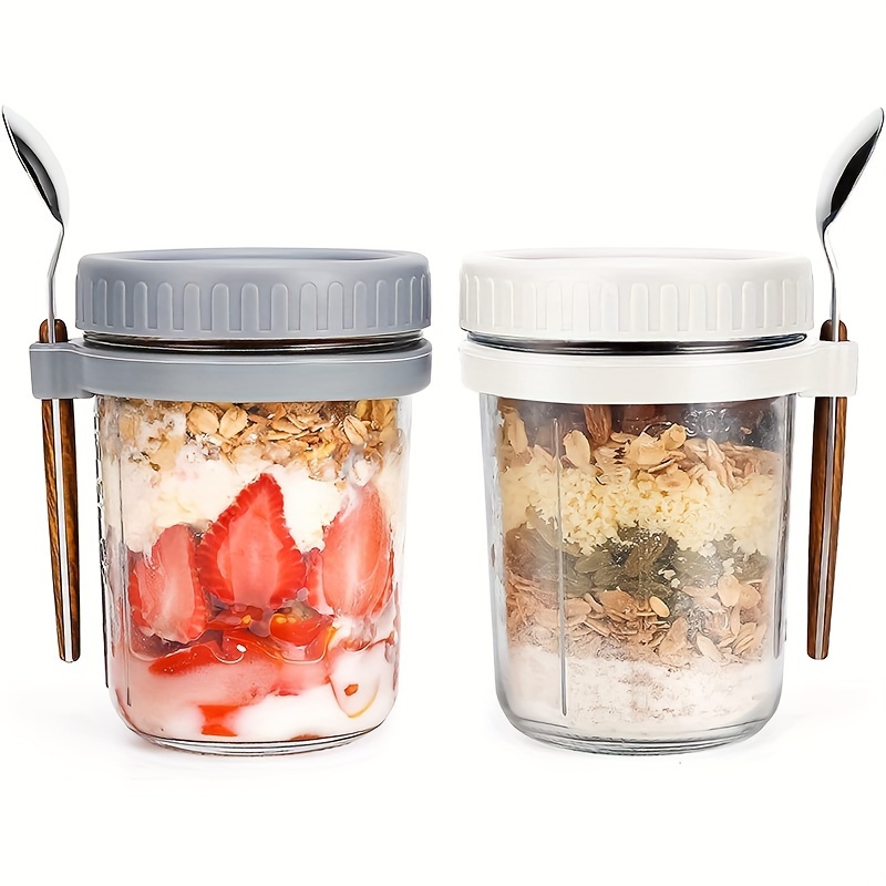 Copo de aveia de vidro de 1 un - Meal Prep Jar avaliação e preço