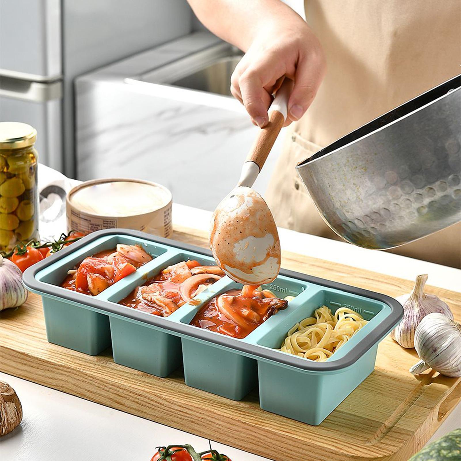 Forma de Silicone para Congela - Meal Prep Template avaliação e preço