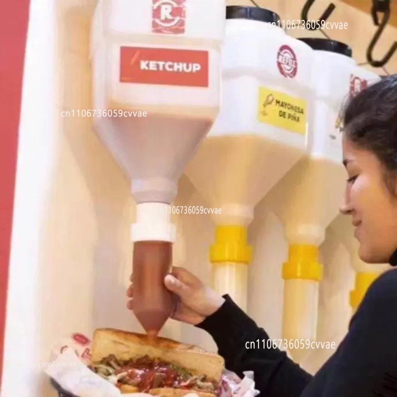 Grande diâmetro pendurado molh - Sauce Squeeze Bottle avaliação e preço
