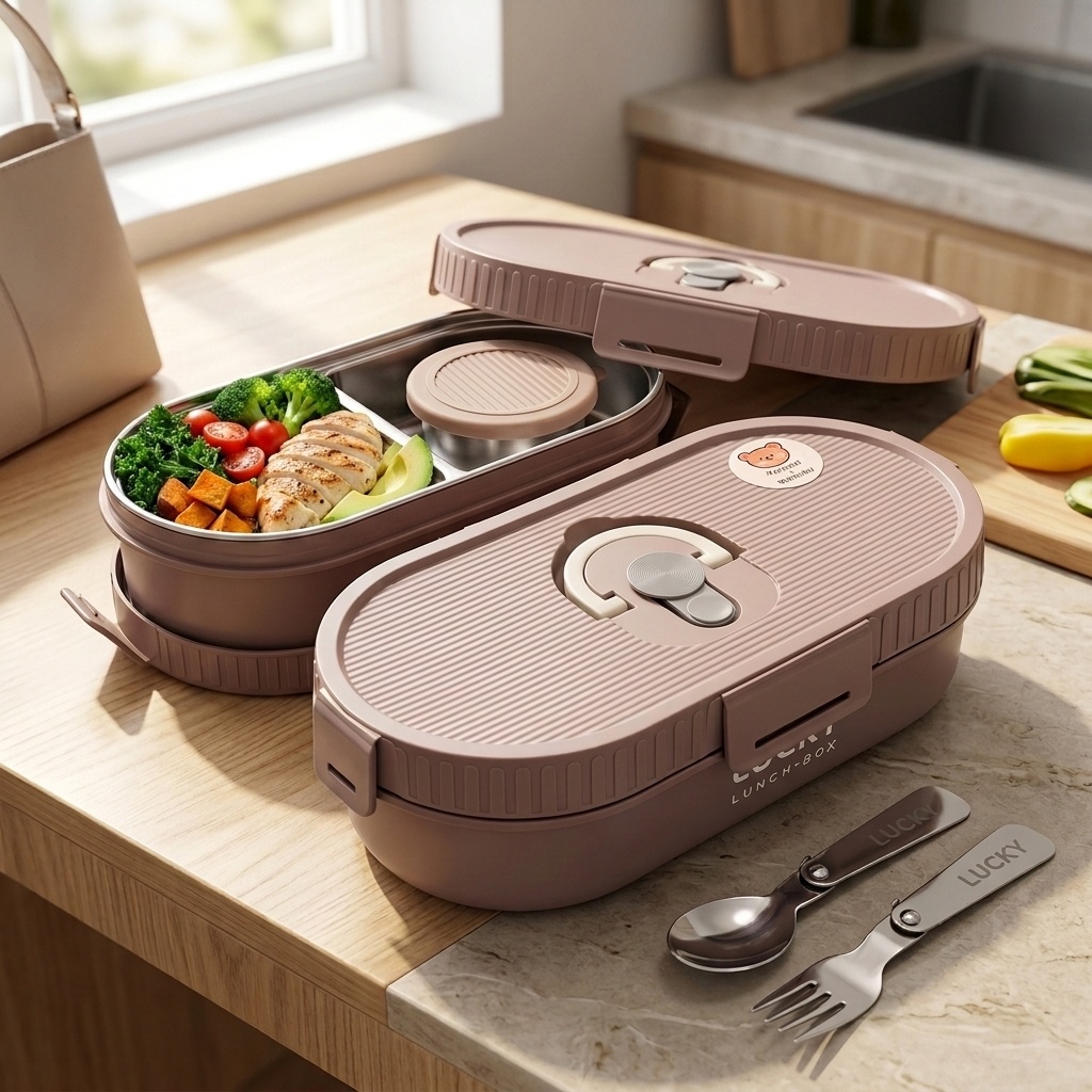 Caixa Bento de Aço Inoxidável  - Meal Prep Or Prep Meal avaliação e preço