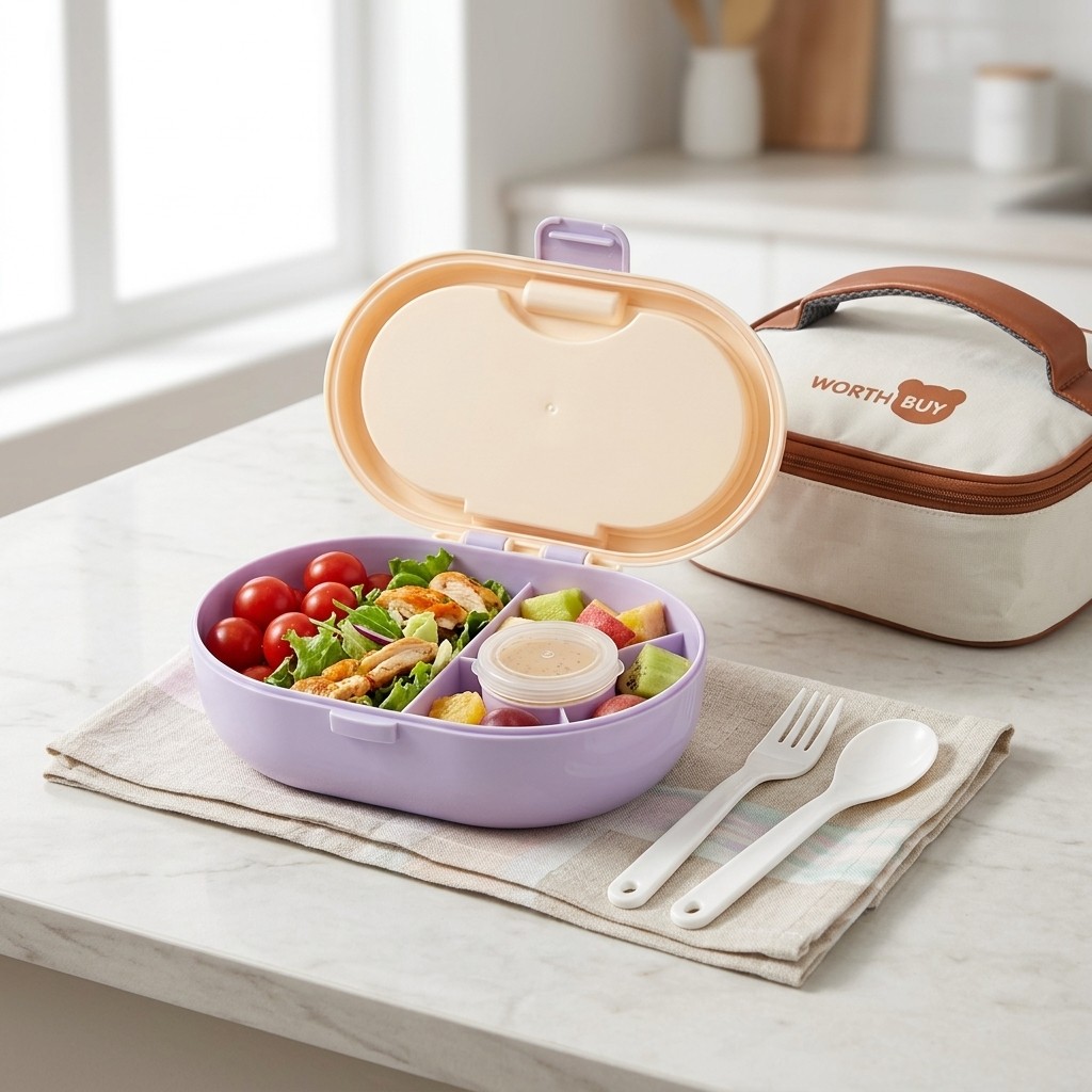 Marmita Plástica Dividida para - Meal Prep Or Prep Meal avaliação e preço