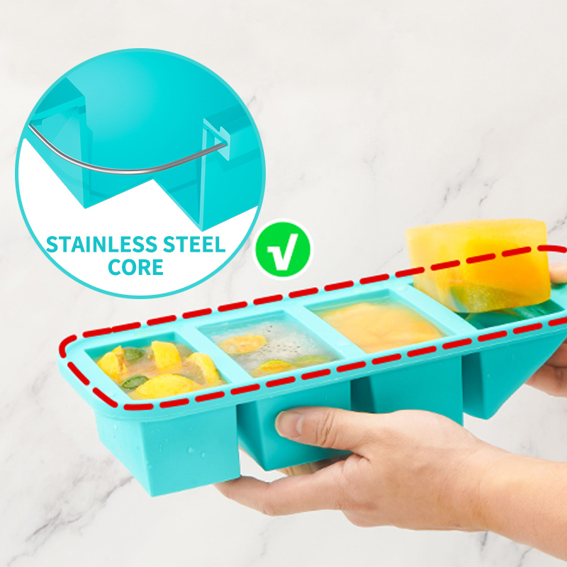 4 moldes cobertos de silicone  - Meal Prep Template avaliação e preço