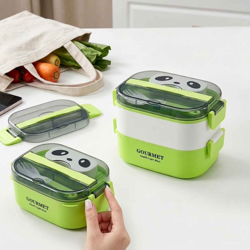 Marmita Plástica Panda para Mi - Meal Prep Or Prep Meal avaliação e preço