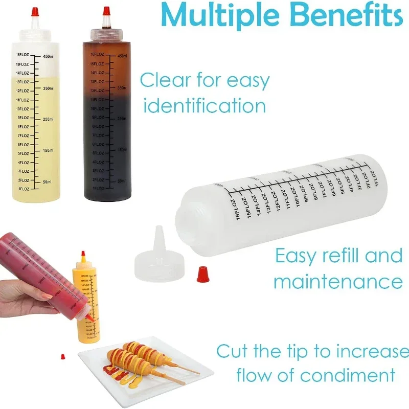 Garrafa de aperto de escala de - Sauce Squeeze Bottle avaliação e preço
