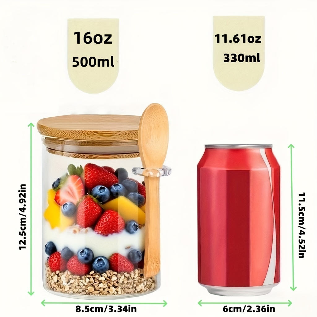 Conjunto de Copos de Vidro par - Meal Prep Yogurt avaliação e preço