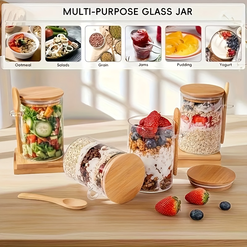 Conjunto de Copos de Vidro par - Meal Prep Yogurt avaliação e preço