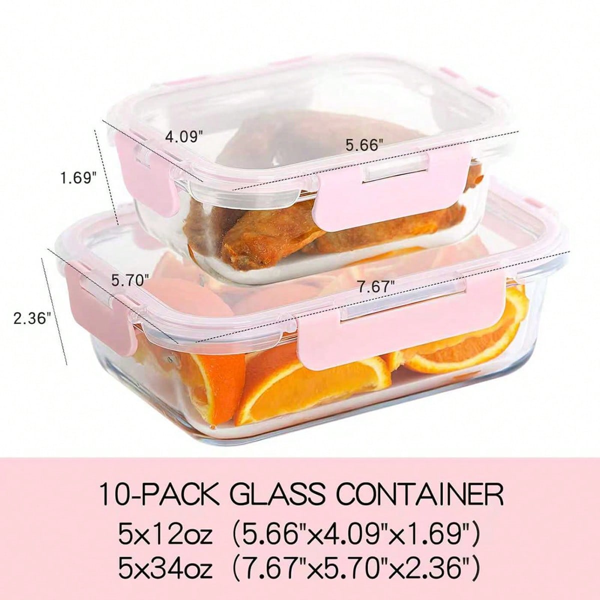 Conjunto de 10 Recipientes de  - Meal Prep Kitchen avaliação e preço