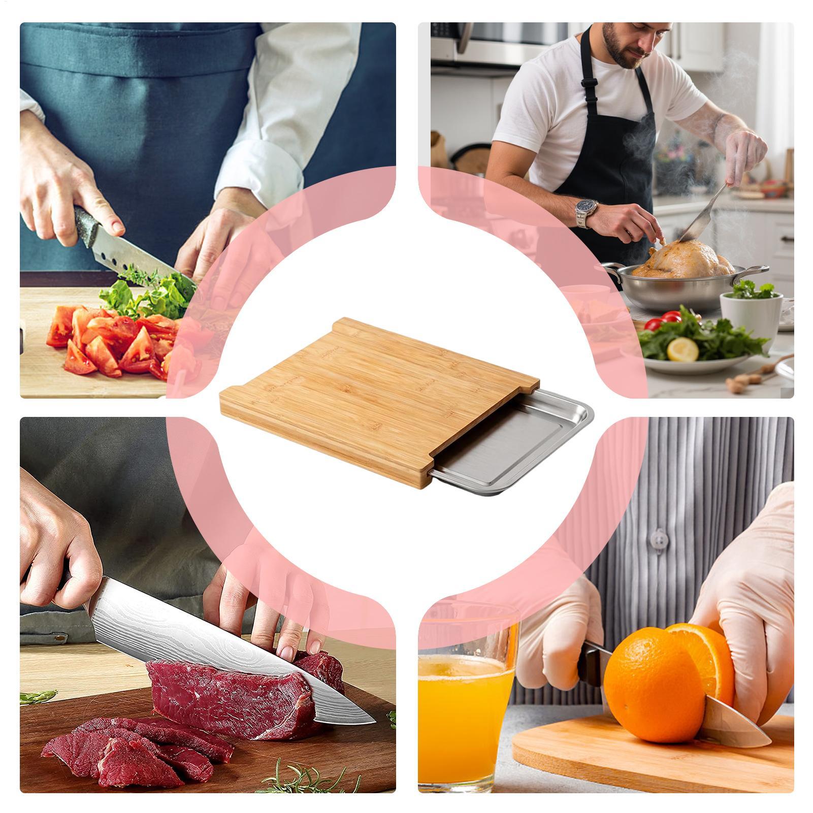 Tábua de Corte de Madeira Anti - Meal Prep Cutting avaliação e preço