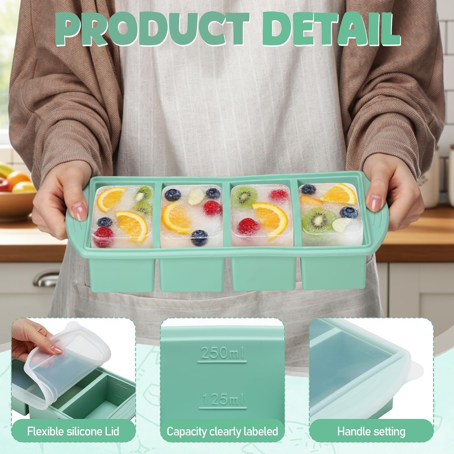 Forma de Silicone para Congela - Meal Prep Template avaliação e preço