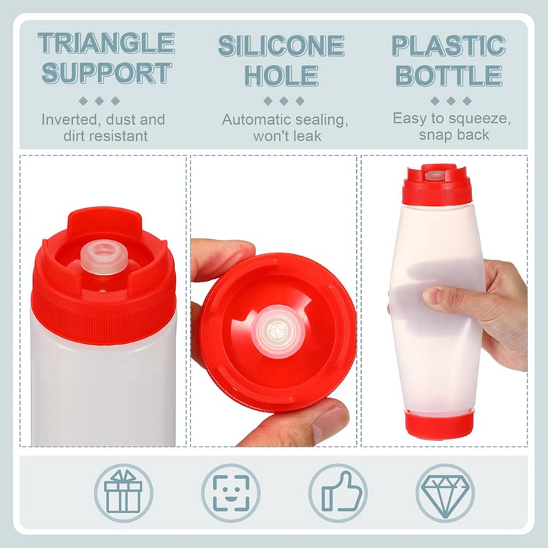 Garrafas Plásticas Invertidas  - Sauce Squeeze Bottle avaliação e preço