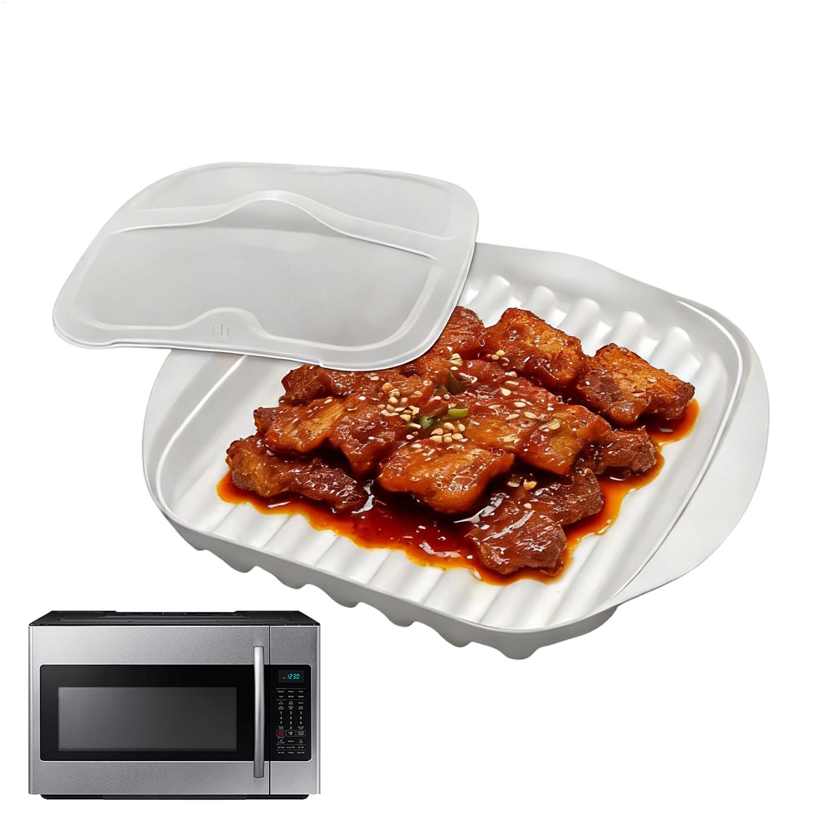 Assadeira para Bacon com Tampa - Meal Prep Hot Dogs avaliação e preço
