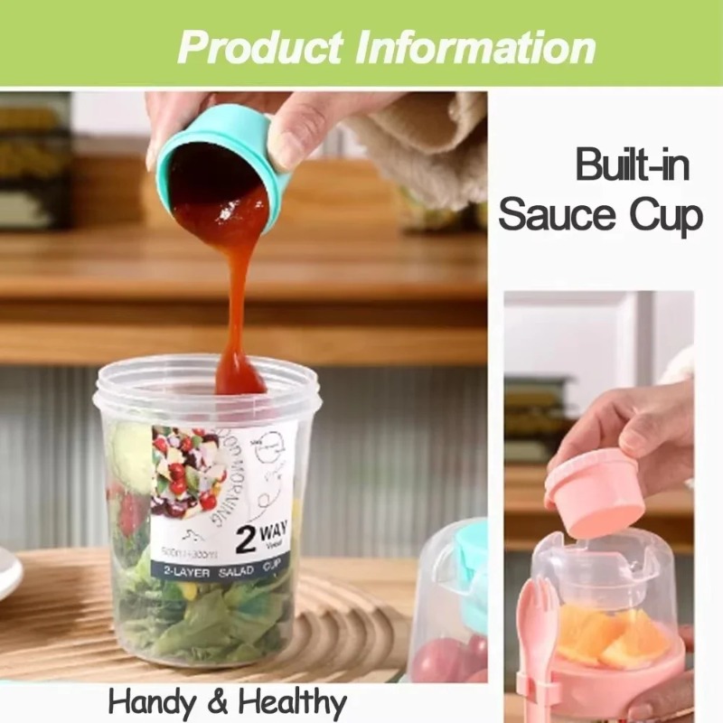 Copo de salada portátil, copo  - Meal Preparation avaliação e preço
