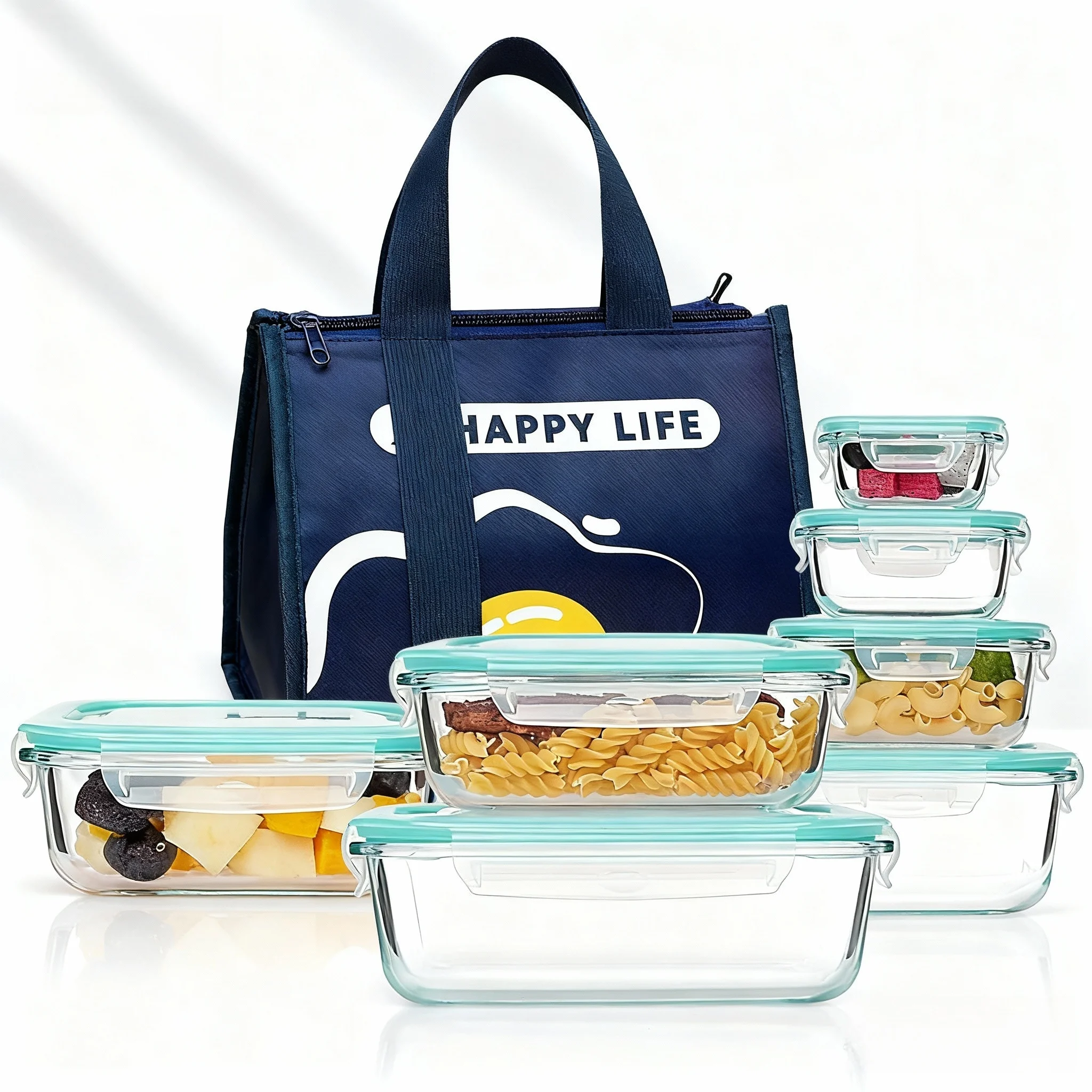 Lancheira de vidro bento para  - Meal Prep Burrito avaliação e preço