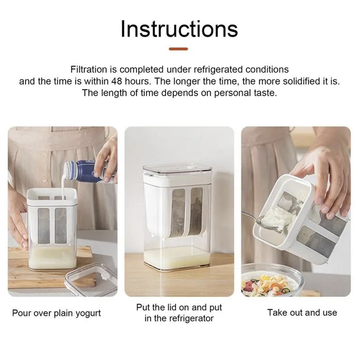Filtro de Iogurte e Coador de  - Meal Prep Yogurt avaliação e preço